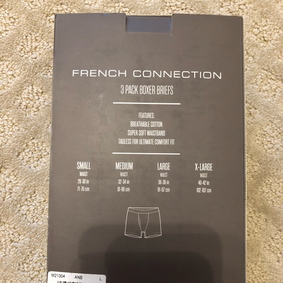 ⚫️⚪️ Men’s French Connection Boxer Briefs - Picture 3 of 5